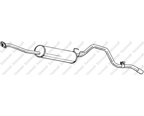 Exhaust backbox / end silencer 290-285 Bosal, Image 2