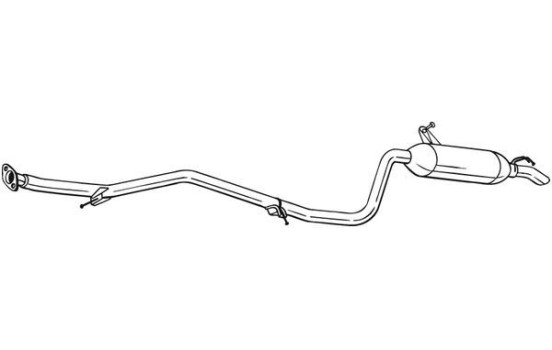 Exhaust backbox / end silencer 291-013 Bosal