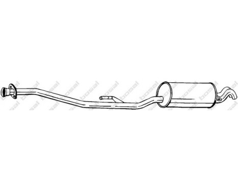 Exhaust backbox / end silencer 291-059 Bosal, Image 2