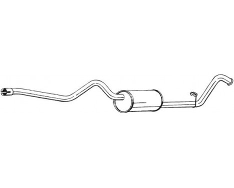 Exhaust backbox / end silencer 291-721 Bosal, Image 2