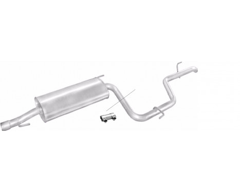 Exhaust backbox / end silencer 292-021 Bosal