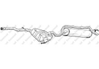 Exhaust backbox / end silencer 292-117 Bosal
