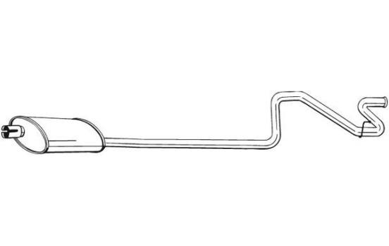 Exhaust backbox / end silencer 292-231 Bosal, Image 2