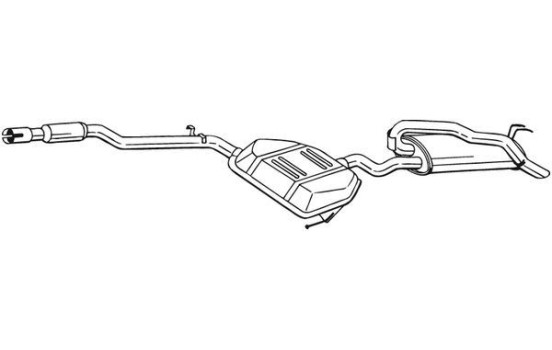 Exhaust backbox / end silencer 292-307 Bosal, Image 2