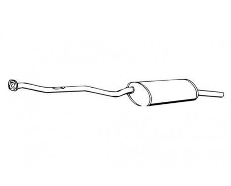 Exhaust backbox / end silencer 70038 Walker