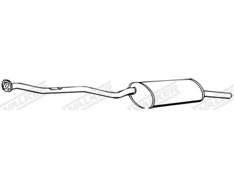 Exhaust backbox / end silencer 70038 Walker, Image 10