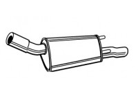 Exhaust backbox / end silencer 70308 Walker