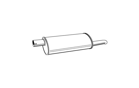 Exhaust backbox / end silencer 70339 Walker