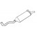 Exhaust backbox / end silencer 70436 Walker