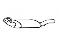 Exhaust backbox / end silencer 70615 Walker