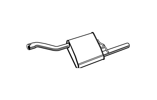 Exhaust backbox / end silencer 71001 Walker