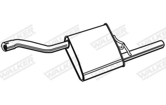 Exhaust backbox / end silencer 71001 Walker, Image 2