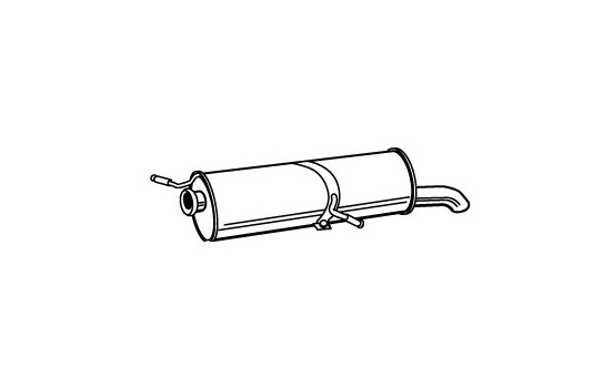 Exhaust backbox / end silencer 71213 Walker