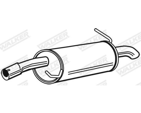 Exhaust backbox / end silencer 71394 Walker, Image 10