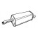 Exhaust backbox / end silencer 71396 Walker