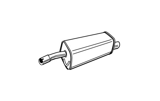 Exhaust backbox / end silencer 71396 Walker