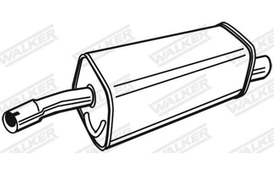 Exhaust backbox / end silencer 71396 Walker, Image 10