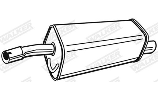 Exhaust backbox / end silencer 71401 Walker, Image 10