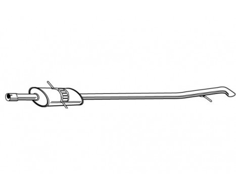 Exhaust backbox / end silencer 72144 Walker