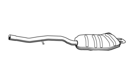 Exhaust backbox / end silencer 72302 Walker