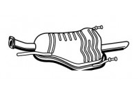 Exhaust backbox / end silencer 72351 Walker