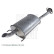 Exhaust backbox / end silencer ADH26001 Blue Print, Thumbnail 5