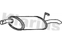 Exhaust backbox / end silencer