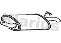 Exhaust backbox / end silencer