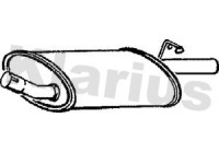 Exhaust backbox / end silencer