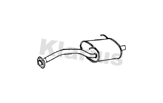 Exhaust backbox / end silencer