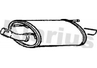 Exhaust backbox / end silencer