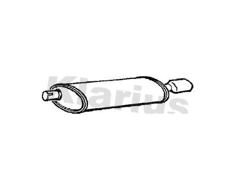 Exhaust backbox / end silencer