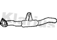 Exhaust backbox / end silencer