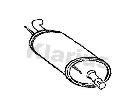 Exhaust backbox / end silencer