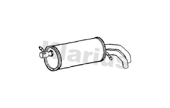 Exhaust backbox / end silencer