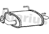 Exhaust backbox / end silencer