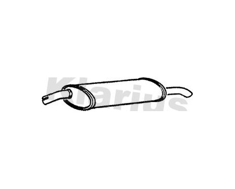 Exhaust backbox / end silencer
