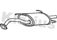 Exhaust backbox / end silencer