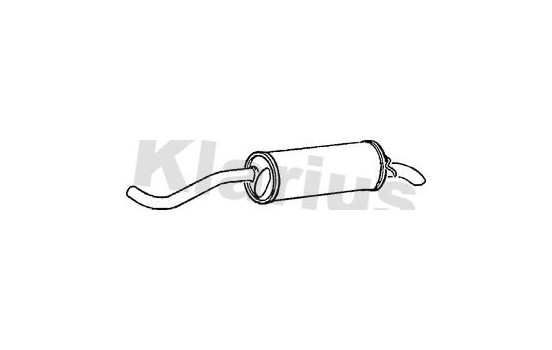 Exhaust backbox / end silencer