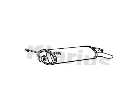 Exhaust backbox / end silencer
