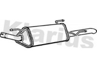 Exhaust backbox / end silencer