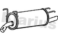 Exhaust backbox / end silencer