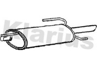 Exhaust backbox / end silencer