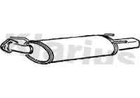 Exhaust backbox / end silencer