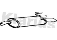 Exhaust backbox / end silencer