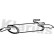 Exhaust backbox / end silencer
