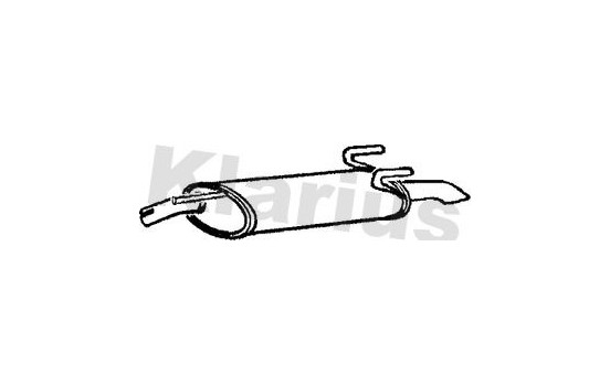 Exhaust backbox / end silencer