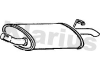 Exhaust backbox / end silencer