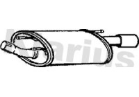 Exhaust backbox / end silencer
