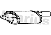 Exhaust backbox / end silencer
